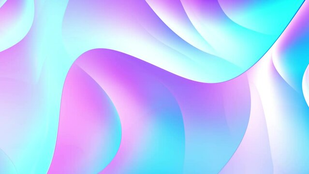slow motion abstract live animation in holographic colours, animated wallpaper, 4K background