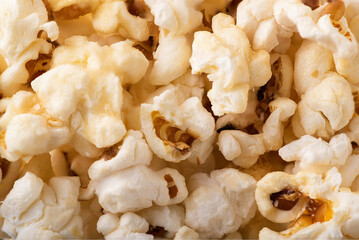 popcorn close up background