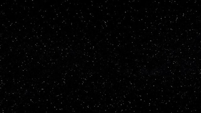 2023 fireworks against star field space sky milky way, 4K animation with elements by Nasa