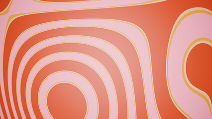 orange abstract background. 3d rendering