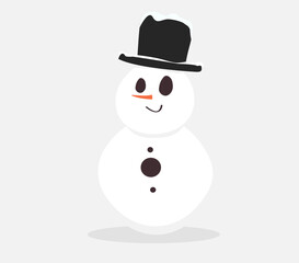 snowman hat isolated on 600w