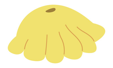 Pattypan squash icon. Summer harvest fresh vegetable