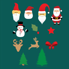 Christmas Vector Bundle Design  