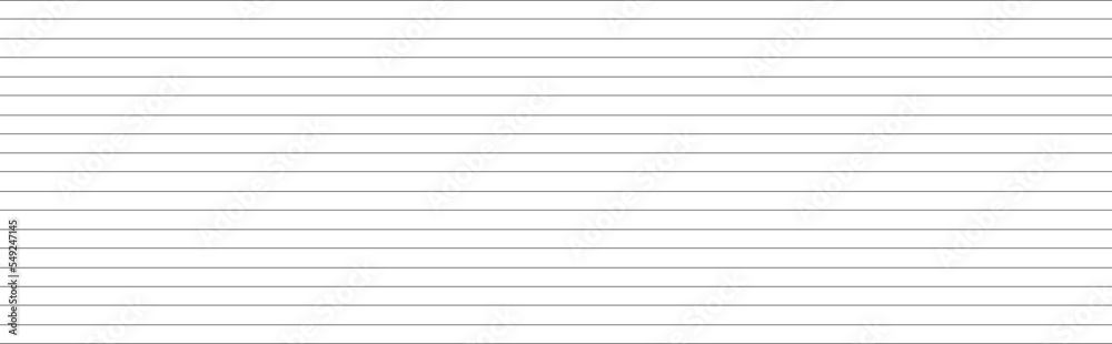 Wall mural horizontal lines pattern on white background. straight lines pattern for backdrop and wallpaper temp