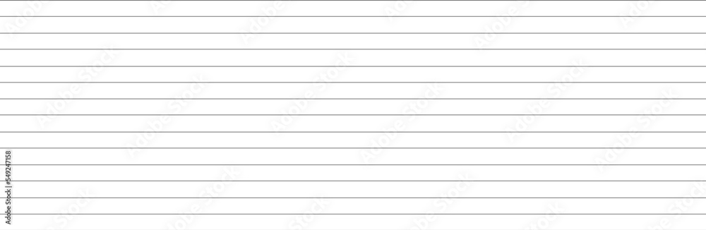 Wall mural horizontal lines pattern on white background. straight lines pattern for backdrop and wallpaper temp
