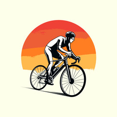 bicycle artwork for t shirt design