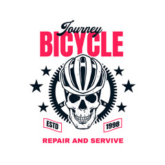 bicycle artwork for t shirt design