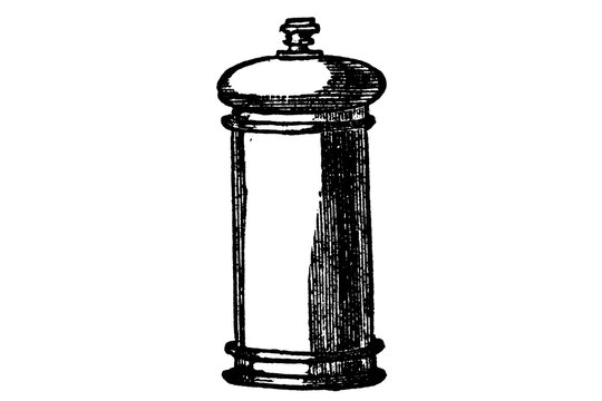 Apothecary Jar - 1897 Vintage Engraved Illustration