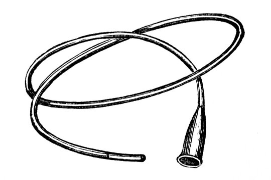 Faucher Tube - 1897 Vintage Engraved Illustration