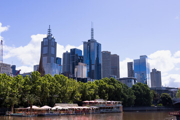 Fototapeta na wymiar Melbourne Australian Skyline