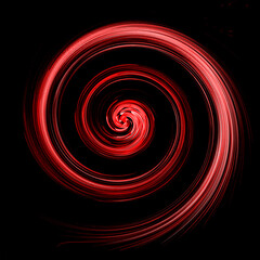 red spiral background