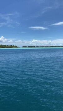 Lagon de Bora Bora en Polyn&eacute;sie fran&ccedil;aise