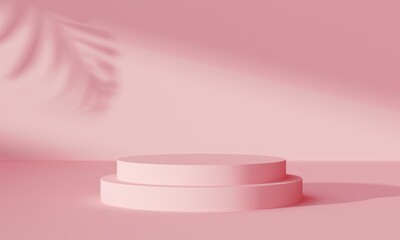 3D Abstract Podium. 3D Illustration