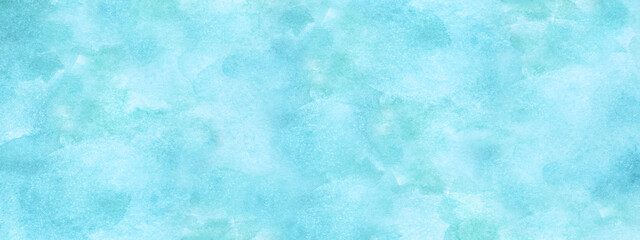 White blue green abstract watercolor. Art background with space for design.