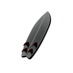 Surfboard illustration 3D
