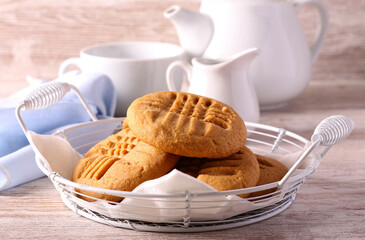 Homemade peanut butter cookies