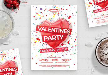 Valentines Flyer Template