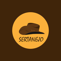 illustration top sertanejo vector design