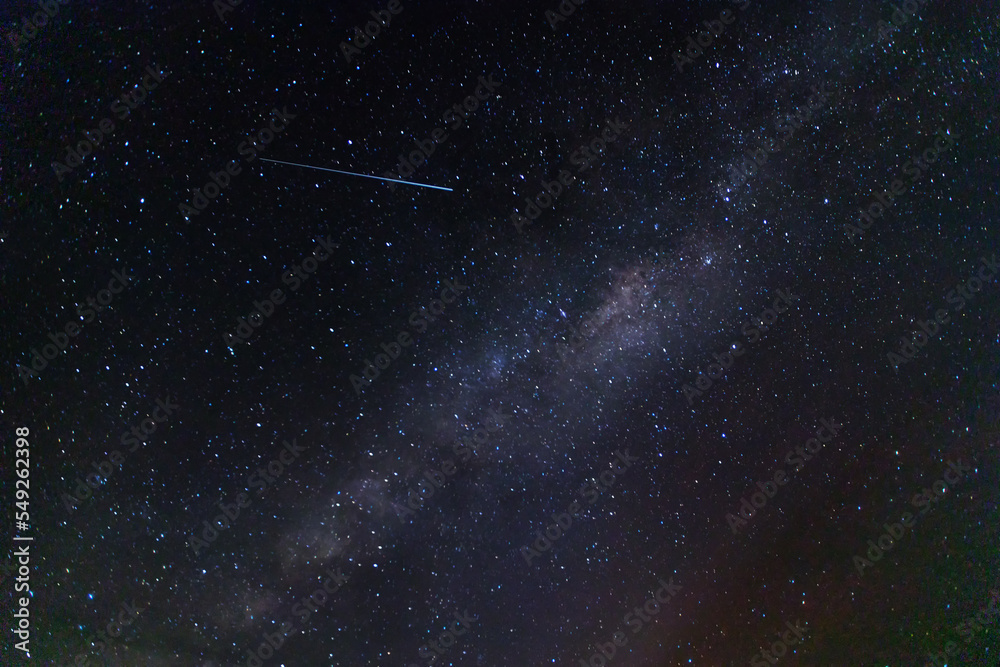 Canvas Prints milky way galaxy at night. image contains noise and grain due to high iso. image also contains soft 