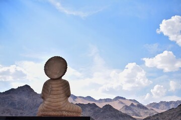 Fototapeta na wymiar The Buddha & Sky