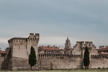 Fototapeta premium City Avignon a medieval city in France with a lot of history.