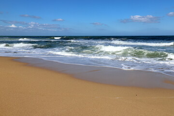 Coast of the Mediterranean Sea in northern Israel.