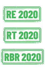 picto RBR 2020, RE 2020, RT 2020