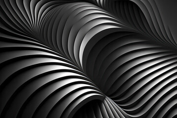 Optical art abstract background. Abstract geometric wave pattern. Hypnotic pattern, psychedelic, op art, optical illusion. Modern design, graphic texture. Digital art