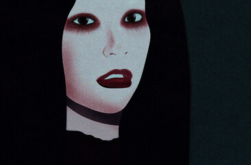 portrait of a person with a face