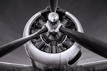 propeller of an historical aircraft