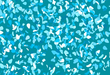 Light blue vector pattern with chaotic shapes.