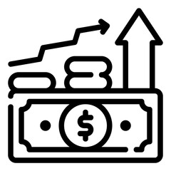 inflation line icon