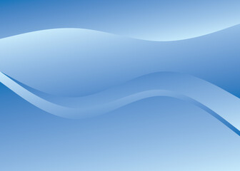 Abstract blue wave background.