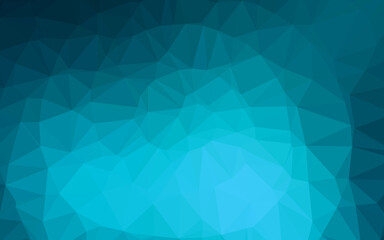 Light BLUE vector polygonal background.