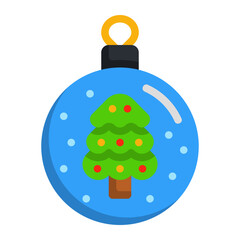 bauble flat icon