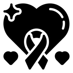 heart glyph icon