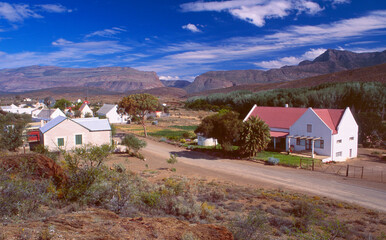 Fototapeta na wymiar South Africa: Klaarstrom a small farmer village in the little Karoo
