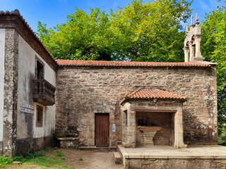 Nosa Senora das Neves church, Dumbria municipality, Way to Saint James, Galicia, Spain
