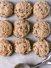 sprinkle cookie dough balls 