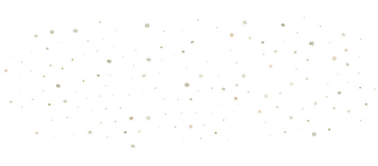 Snowflakes Falling On Snow - Winter Banner