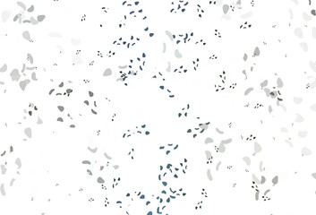 Light green vector background with abstract forms.