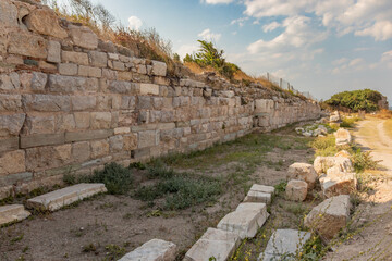 The Ancient City of Parion is located in the Biga district of Çanakkale. Historic City Ruins.