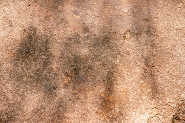Textured stone background is sand-colored with dark spots and no deep dents. Stone old wall is sand colored.