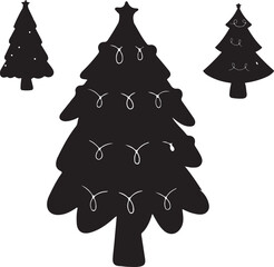Merry Christmas clip art vector for banners ,flyers 