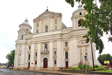 Fototapeta na wymiar Catholic Cathedral of St. Peter and Paul in Lutsk, Ukraine