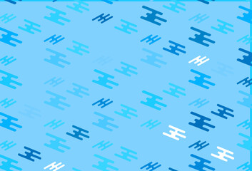 Light BLUE vector template with repeated sticks.