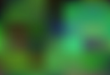 Light Green vector bokeh template.