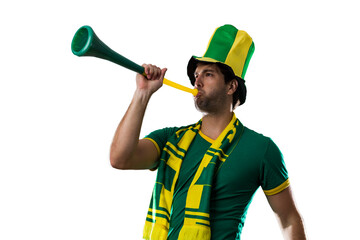 Brazilian Fan Celebrating