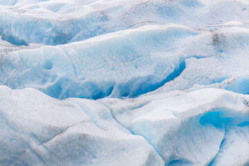 Ice wall on a glacier useable as background or banner