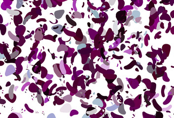 Light Purple vector texture with random forms.